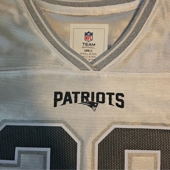 NFL New England Patriots #38 Stevenson Jersey New With Tags Size Girls Small 6 - Picture 4 of 6